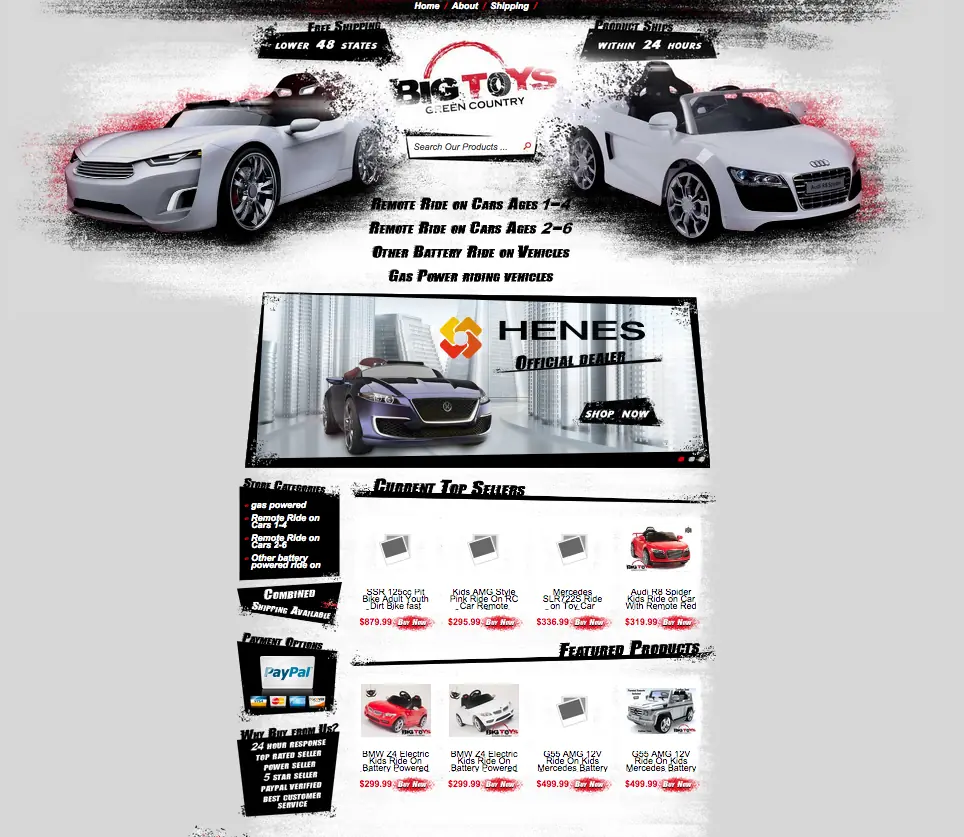 EBay store designs from OCDesignsonline